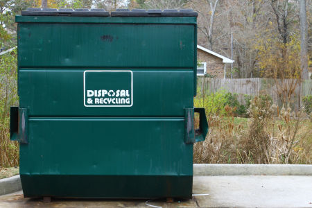 Dumpster area cleaning